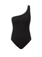 Melissa Odabash - Palermo One-shoulder Swimsuit - Womens - Black