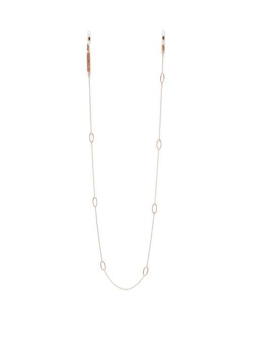 Matchesfashion.com Frame Chain - Jackie Oh Gold Plated Glasses Chain - Womens - Rose Gold
