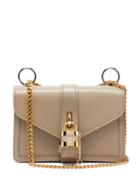 Matchesfashion.com Chlo - Aby Leather Shoulder Bag - Womens - Grey