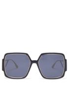 Matchesfashion.com Dior Eyewear - 30montaigne2 Square Acetate Sunglasses - Womens - Black