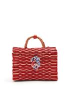 Heimat Atlantica Amore Piccolo Medium Woven-wicker Bag