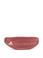 Matchesfashion.com Adidas By Stella Mccartney - Logo Printed Technical Mesh Belt Bag - Womens - Red