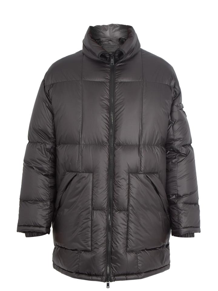 Prada Zip-through Quilted Down Coat