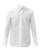 Matchesfashion.com Stefan Cooke - Infinity-collar Cotton-poplin Shirt - Mens - White
