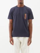 Paul Smith - Artist Stripe Organic-cotton Jersey T-shirt - Mens - Navy