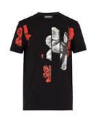 Matchesfashion.com Neil Barrett - Anemone Print Cotton T Shirt - Mens - Multi