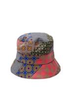 Matchesfashion.com Albertus Swanepoel - Patchwork Print Cotton Bucket Hat - Mens - Multi