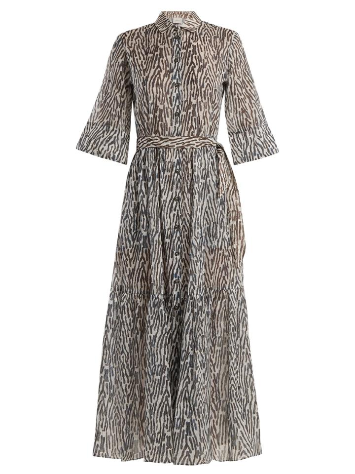 On The Island Phophi Animal-print Maxi-dress
