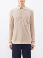 Frescobol Carioca - Murilo Patch-pocket Ribbed Cotton-blend Polo Shirt - Mens - Beige