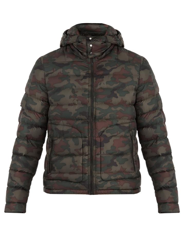 49 Winters Sloane Detachable-hood Quilted-down Jacket