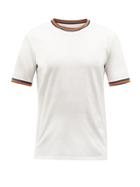 Paul Smith - Artist-stripe Crew-neck Cotton-jersey T-shirt - Mens - White
