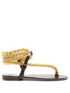 Álvaro Aurore Rope And Leather Sandals