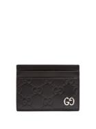 Gucci Dorian Gg-debossed Leather Cardholder