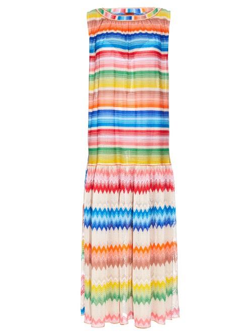 Missoni Mare Striped-knit Dress