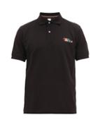 Matchesfashion.com Paul Smith - Logo-embroidered Cotton-piqu Polo Shirt - Mens - Black