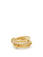 Matchesfashion.com Spinelli Kilcollin - Metius Diamond & 18kt Gold Ring - Womens - Yellow Gold