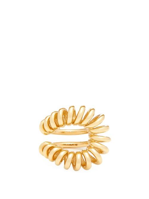 Matchesfashion.com Ana Khouri - Maia 18kt Gold Ring - Womens - Yellow Gold