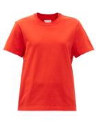 Matchesfashion.com Bottega Veneta - Round-neck Jersey T-shirt - Womens - Red