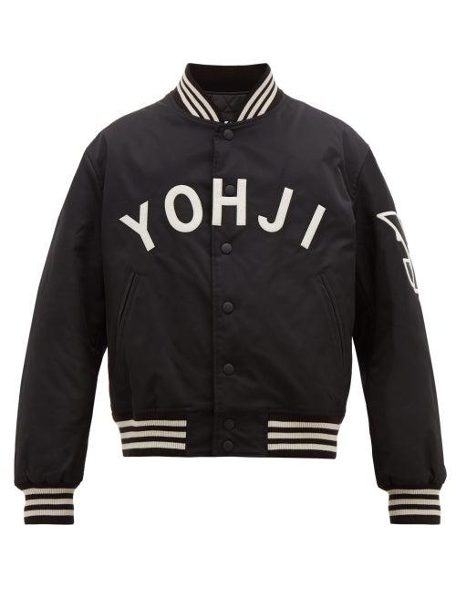 Matchesfashion.com Y-3 - Yohji Letters Technical Bomber Jacket - Mens - Black White