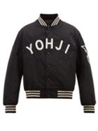 Matchesfashion.com Y-3 - Yohji Letters Technical Bomber Jacket - Mens - Black White