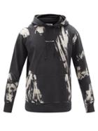 Matchesfashion.com 1017 Alyx 9sm - Tie-dye Cotton-jersey Hooded Sweatshirt - Mens - Black