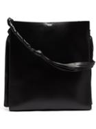 Matchesfashion.com Jil Sander - Tangle Large Leather Shoulder Bag - Womens - Black