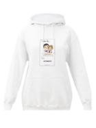 Matchesfashion.com Vetements - Love Is&hellip; Cotton-blend Hooded Sweatshirt - Womens - White