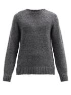 Matchesfashion.com Gabriela Hearst - Juan Crew-neck Cashmere Sweater - Mens - Grey