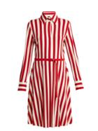 Matchesfashion.com Norma Kamali - Striped Shirtdress - Womens - Red White
