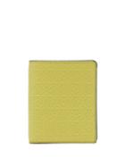 Loewe - Anagram-debossed Leather Wallet - Womens - Yellow