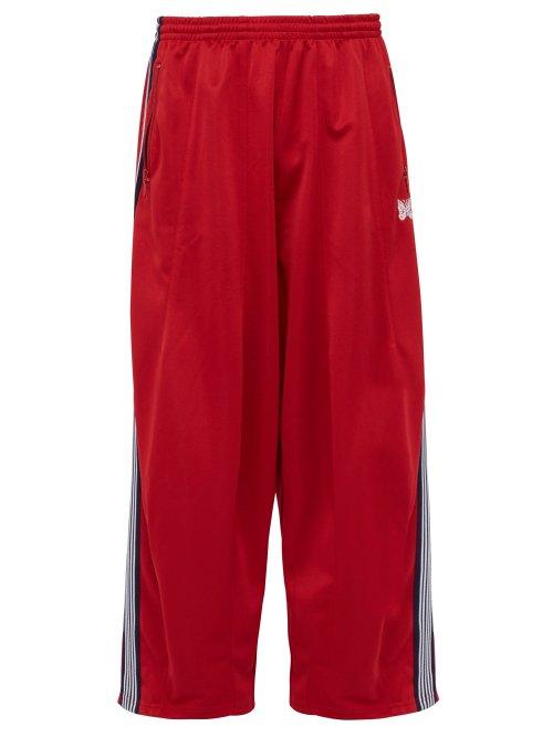 Matchesfashion.com Needles - Butterfly Embroidered Track Pants - Mens - Red