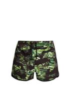 Neil Barrett Camouflage Palm Leaf-print Swim Shorts