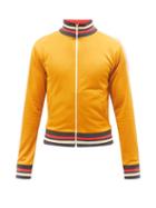 Wales Bonner - Sunlight Side-stripe Fleece-jersey Track Jacket - Mens - Yellow