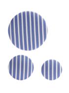 Balenciaga Set Of 3 Striped Earrings