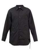 Wooyoungmi - Oversized Cotton-poplin Shirt - Mens - Black