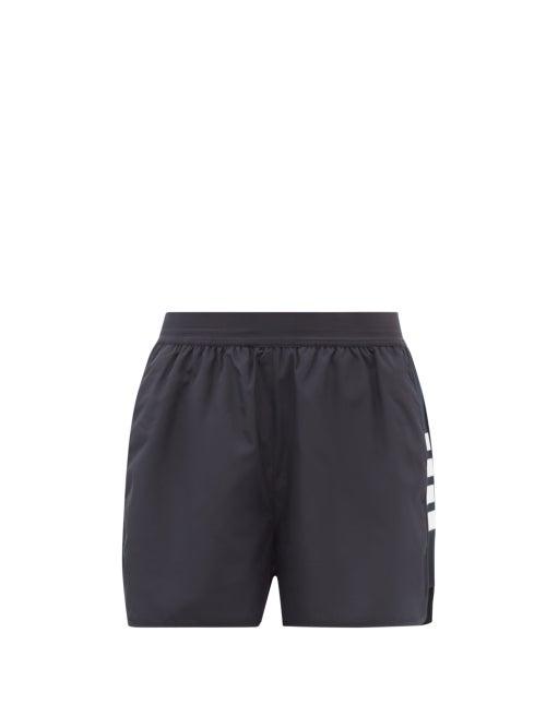 Thom Browne - Four-bar Shell Running Shorts - Womens - Navy