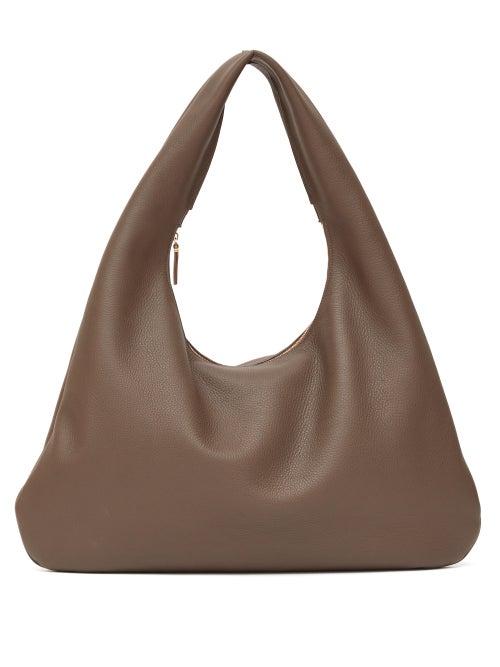 Matchesfashion.com The Row - Grained-leather Shoulder Bag - Womens - Brown