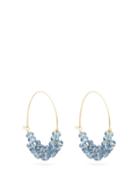 Matchesfashion.com Isabel Marant - Bead-embellished Hoop Earrings - Womens - Blue