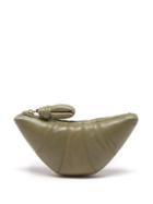 Lemaire - Croissant Leather Coin Purse - Womens - Green