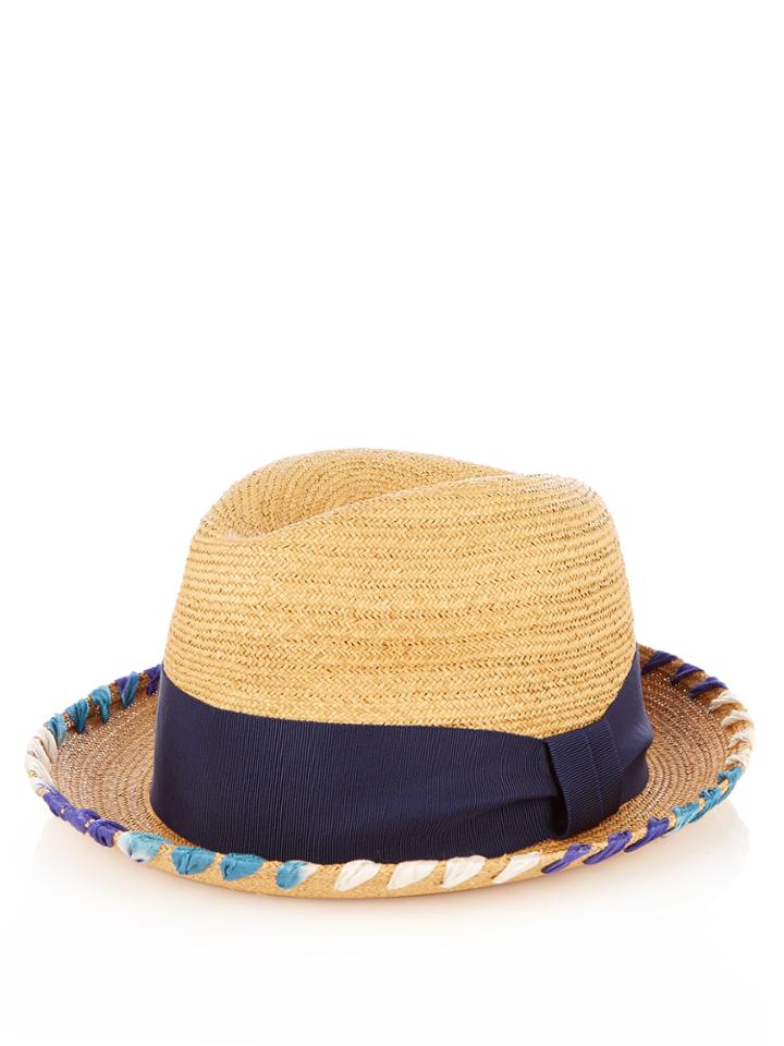 Benoît Missolin Ibiza Straw Fedora