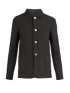 The Gigi Point Collar Wool-blend Blazer