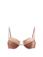 Ladies Beachwear Isa Boulder - Fickle Underwired Bikini Top - Womens - Brown