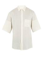 Wales Bonner Patch-pocket Short-sleeved Cotton Shirt