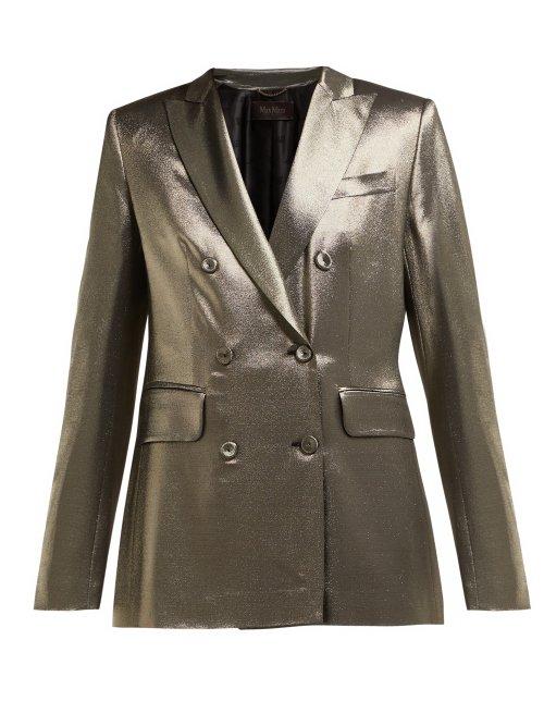 Matchesfashion.com Max Mara - Nadia Blazer - Womens - Gold