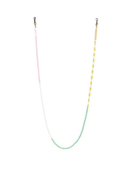 Matchesfashion.com Frame Chain - Candy Lace Beaded Glasses Chain - Womens - Pink Multi