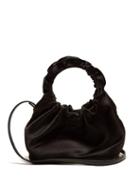 Matchesfashion.com The Row - Double Circe Small Satin Bag - Womens - Black