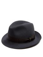Borsalino Brushed-felt Trilby Hat