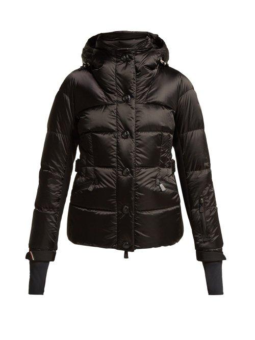 Matchesfashion.com Moncler Grenoble - Antabia Hooded Down Filled Ski Jacket - Womens - Black