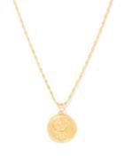 Hermina Athens - Luna Medusa Large Gold-plated Necklace - Womens - Gold
