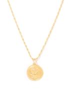 Hermina Athens - Luna Medusa Large Gold-plated Necklace - Womens - Gold